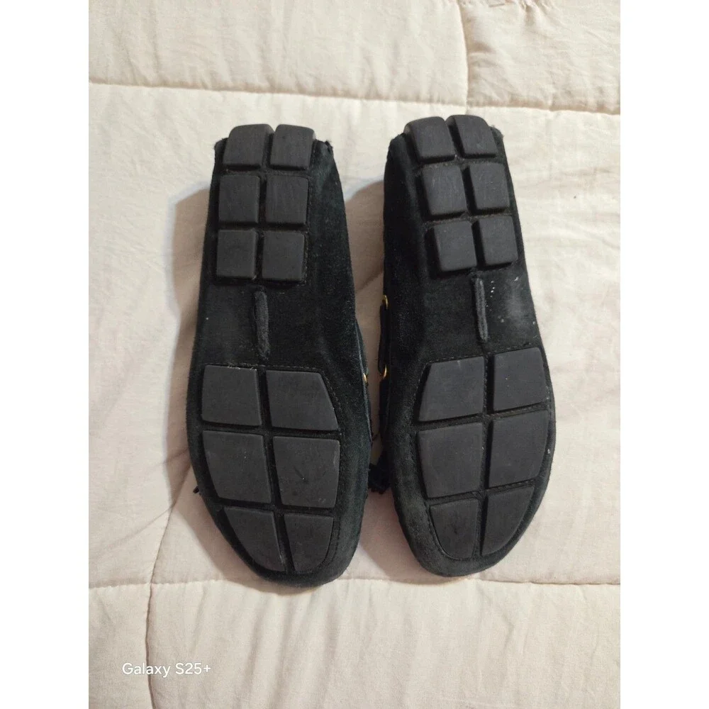 Tory Burch green mocassins size 5